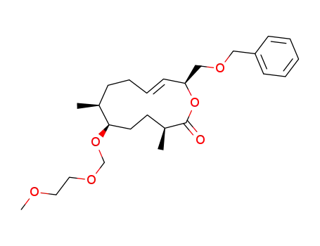 (3S,6R,7S,12S)-12-(benzyloxymethyl)-6-(2-mehtoxyethoxy)-3,7-dimethyloxacyclododec-10-en-2-one