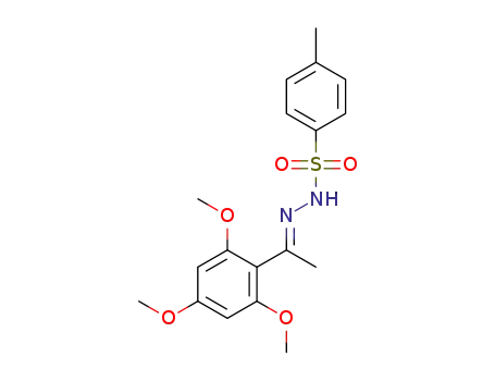Molecular Structure of 1417652-26-6 ((E)-4-methyl-N'-(1-(2,4,6-trimethoxyphenyl)ethylidene)benzenesulfonohydrazide)