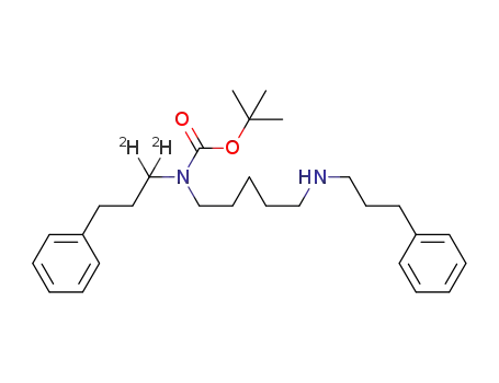 (3-phenylpropyl)-[5-(3-phenylpropylamino)pentyl]carbamic acid tert-butyl ester-d2