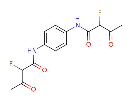 N,N'-(1,4-phenylene)bis(2-fluoro-3-oxobutanamide)