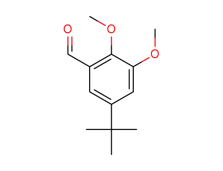 Molecular Structure of 1442465-76-0 (5-tert-butyl-2,3-dimethoxybenzaldehyde)