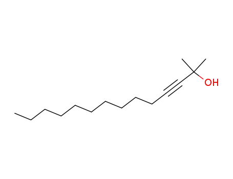 Molecular Structure of 63072-01-5 (3-Tetradecyn-2-ol, 2-methyl-)