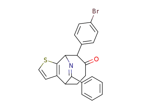 8-(4-bromophenyl)-11-phenyl-5,6,8,9-tetrahydro-9,4-(azenometheno)cycloocta[b]thiophen-7(4H)-one