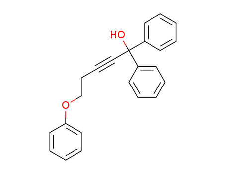 5-phenoxy-1,1-diphenylpent-2-yn-1-ol