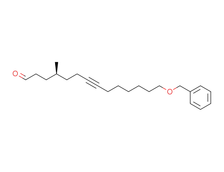 (S)-14-benzyloxy-4-methyl-7-tetradecynal