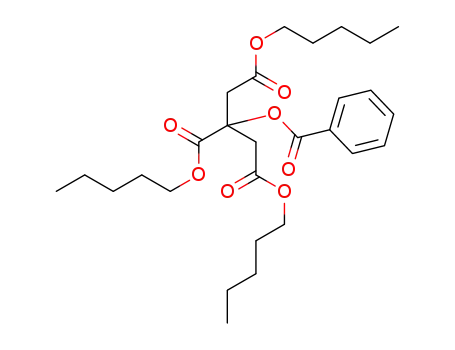 Molecular Structure of 1360164-01-7 (benzoyl triamyl citrate)