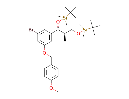 C<sub>30</sub>H<sub>49</sub>BrO<sub>4</sub>Si<sub>2</sub>