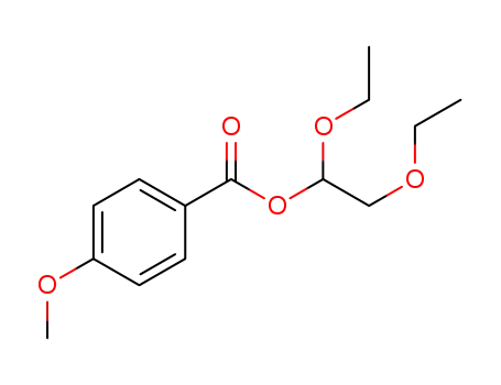 Molecular Structure of 1380825-77-3 (1,2-diethoxyethyl 4-methoxybenzoate)