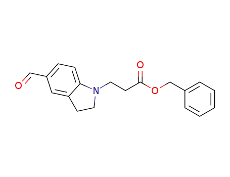 benzyl 3-(5-formyl-2,3-dihydro-1H-indol-1-yl)propanoate