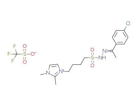 C<sub>17</sub>H<sub>24</sub>ClN<sub>4</sub>O<sub>2</sub>S<sup>(1+)</sup>*CF<sub>3</sub>O<sub>3</sub>S<sup>(1-)</sup>