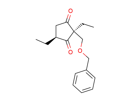 (2R,4S)-2-(benzyloxy)methyl-2,4-diethylcyclopentane-1,3-dione