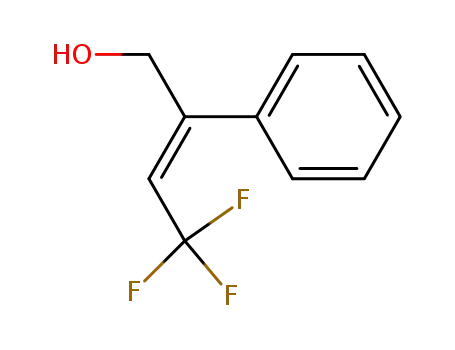 Molecular Structure of 89619-30-7 (Benzeneethanol, b-(2,2,2-trifluoroethylidene)-, (E)-)