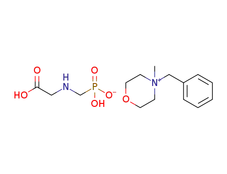 4-benzyl-4-methylmorpholinium glyphosate