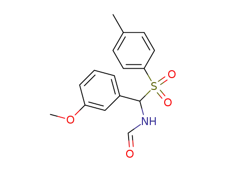 Molecular Structure of 1006877-04-8 (N-[3-methoxyphenyl(toluene-4-sulfonyl)methyl]formamide)