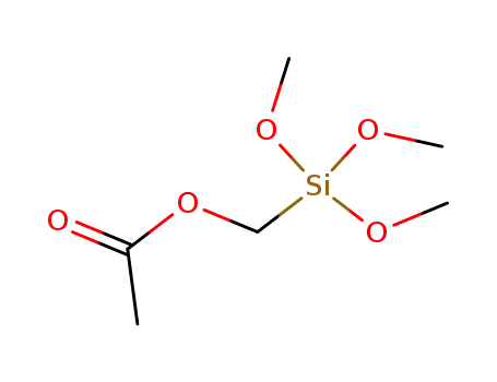 Molecular Structure of 65625-39-0 (ACETOXYMETHYLTRIMETHOXYSILANE)