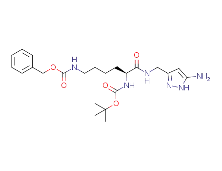 C<sub>23</sub>H<sub>34</sub>N<sub>6</sub>O<sub>5</sub>