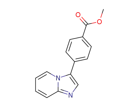 Molecular Structure of 1373494-42-8 (methyl-4-(imidazo[1,2-a]pyridin-3-yl)benzoate)