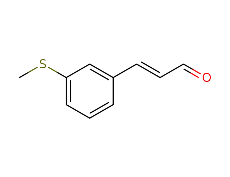 Molecular Structure of 1421970-17-3 ((E)-3-(methylthio)cinnamaldehyde)