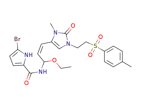 C<sub>23</sub>H<sub>27</sub>BrN<sub>4</sub>O<sub>5</sub>S