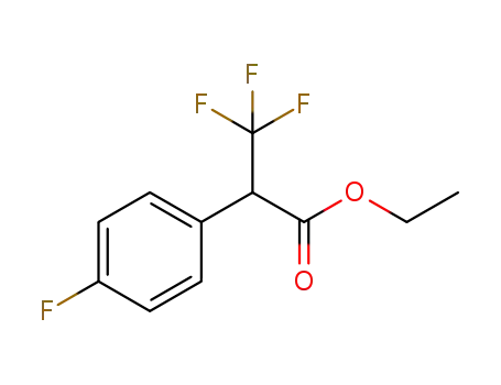 ethyl 3,3,3-trifluoro-2-(4-fluorophenyl)propanoate