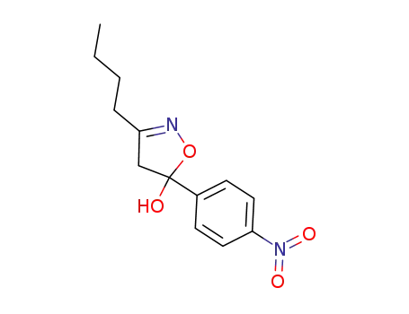 3-butyl-5-(4-nitrophenyl)-4,5-dihydroisoxazol-5-ol