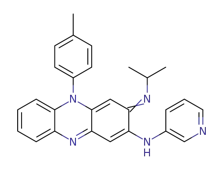 5-(4-methylphenyl)-3-isopropylimino-2-(3-pyridyl)amino-3,5-dihydrophenazine