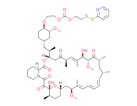 Molecular Structure of 1312678-90-2 (everolimus (2'-pyridyldisulfanyl)ethyl carbonate)