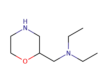 Molecular Structure of 122894-66-0 (DIETHYL-MORPHOLIN-2-YLMETHYL-AMINE)