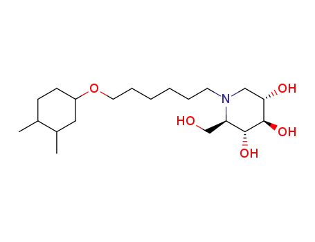 (2R,3R,4R,5S)-1-(6-((3,4-dimethylcyclohexyl)oxy)hexyl)-2-(hydroxymethyl)piperidine-3,4,5-triol