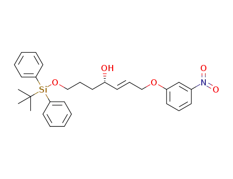 (S,E)-7-((tert-butyldiphenylsilyl)oxy)-1-(3-nitrophenoxy)hept-2-en-4-ol