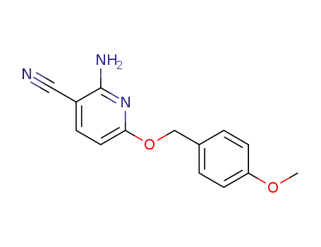 3-cyano-6-(4-methoxybenzyloxy)-2-pyridinamine