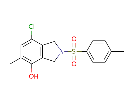 7-chloro-5-methyl-2-[(4-methylphenyl)sulfonyl]-2,3-dihydro-1H-isoindol-4-ol