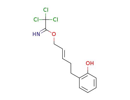 (E)-5-(2-hydroxyphenyl)pent-2-enyl 2,2,2-trichloroacetimidate