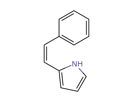 Molecular Structure of 2761-76-4 (cis-2-styrylpyrrole)