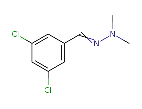 Molecular Structure of 1362849-52-2 (3,5-dichlorobenzaldehyde N,N-dimethylhydrazone)
