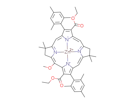Zn(II)-3,13-bis(ethoxycarbonyl)-2,12-dimesityl-5-methoxy-8,8,18,18-tetramethylbacteriochlorin