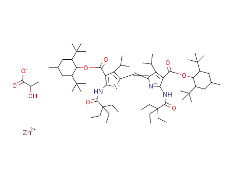 C<sub>3</sub>H<sub>5</sub>O<sub>3</sub><sup>(1-)</sup>*C<sub>63</sub>H<sub>105</sub>N<sub>4</sub>O<sub>6</sub><sup>(1-)</sup>*Zn<sup>(2+)</sup>