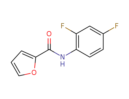 Molecular Structure of 346721-65-1 (N-(2,4-difluorophenyl)furan-2-carboxamide)