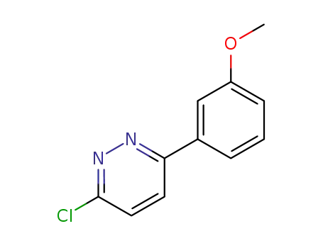 Molecular Structure of 76970-14-4 (3-CHLORO-6-(3-METHOXYPHENYL)-PYRIDAZINE)