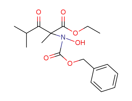 ethyl 2-(((benzyloxy)carbonyl)(hydroxy)amino)-2,4-dimethyl-3-oxopentanoate
