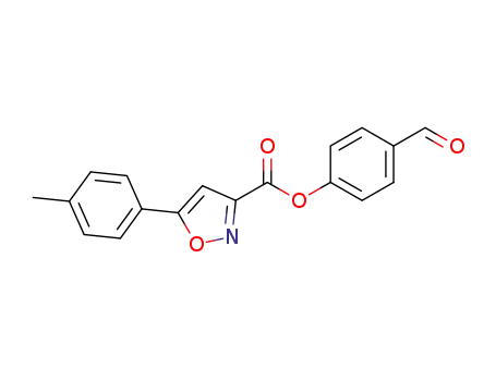 4-formylphenyl 5-(4-methylphenyl)isoxazole-3-carboxylate