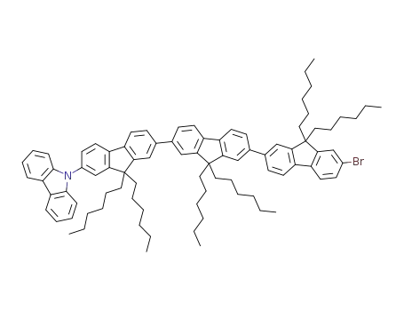 7-bromo-7''-(9H-carbazol-9-yl)-2,2':7',2''-ter(9,9-dihexylfluorene)