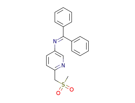 N-(diphenylmethylene)-6-(methylsulfonylmethyl)pyridin-3-amine
