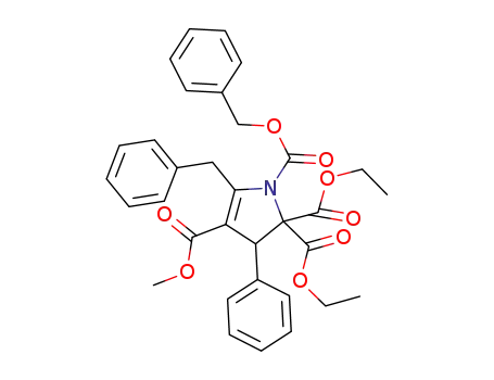 1-benzyl 2,2-diethyl 4-methyl 5-benzyl-3-phenyl-1H-pyrrole-1,2,2,4(3H)-tetracarboxylate