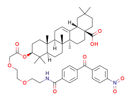 3β-[2-(2-{2-[4-(4-nitrobenzoyl)benzamido]ethoxy}ethoxy)acetoxy]olean-12-en-28-oic acid