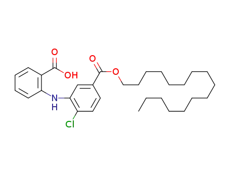 2-(2-chloro-5-hexadecyloxycarbonyl)phenylaminobenzoic acid