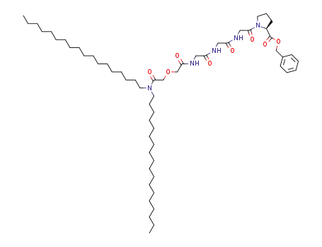 (C<sub>18</sub>H<sub>37</sub>)2NCOCH<sub>2</sub>OCH<sub>2</sub>CO-Gly-Gly-Gly-Pro-OCH<sub>2</sub>Ph