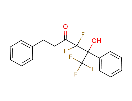 1,1,1,3,3-pentafluoro-2-hydroxy-2,6-diphenylhexan-4-one