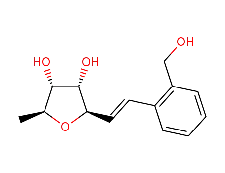 (2R,3S,4R,5S)-2-(2-(hydroxymethyl)styryl)-5-methyltetrahydrofuran-3,4-diol