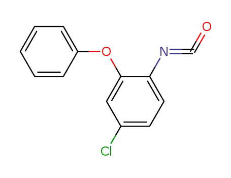 Molecular Structure of 160693-21-0 (4-CHLORO-2-PHENOXYPHENYL ISOCYANATE  97)